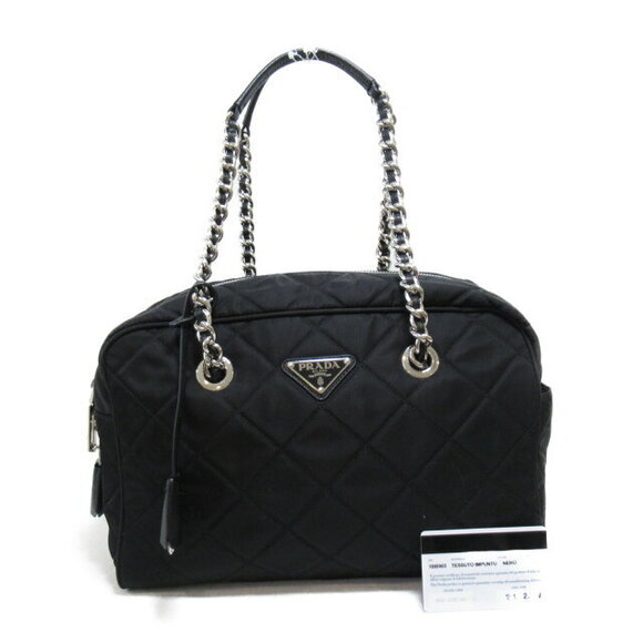Prada chain Shoulder Bag black - Picture 5 of 8